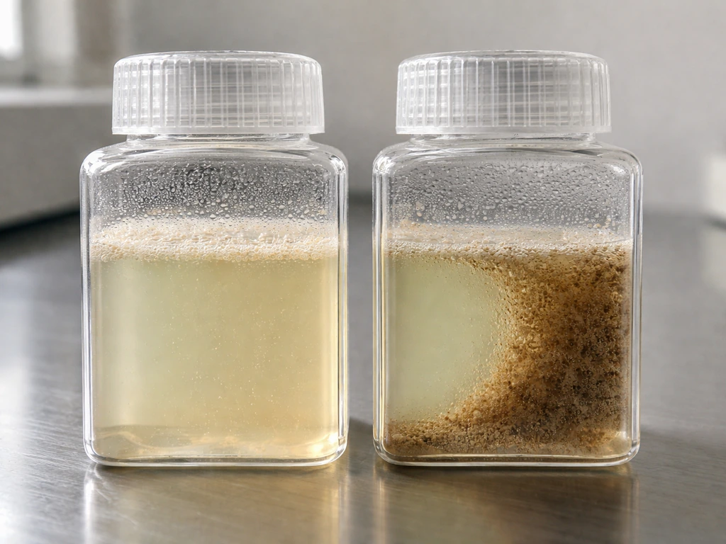 Two petri dishes side-by-side showing different bacterial growth patterns under high vs low oxygen.