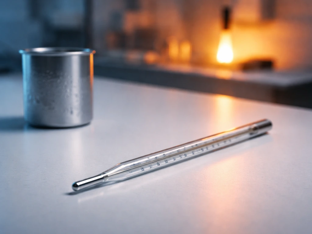 Minimal photo of a lab thermometer and cooling/heating elements suggesting S. aureus temperature range